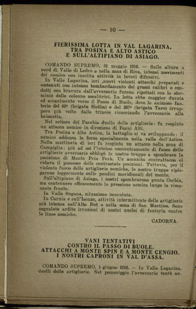 Il diario della nostra guerra : bollettini ufficiali dell'esercito e della marina